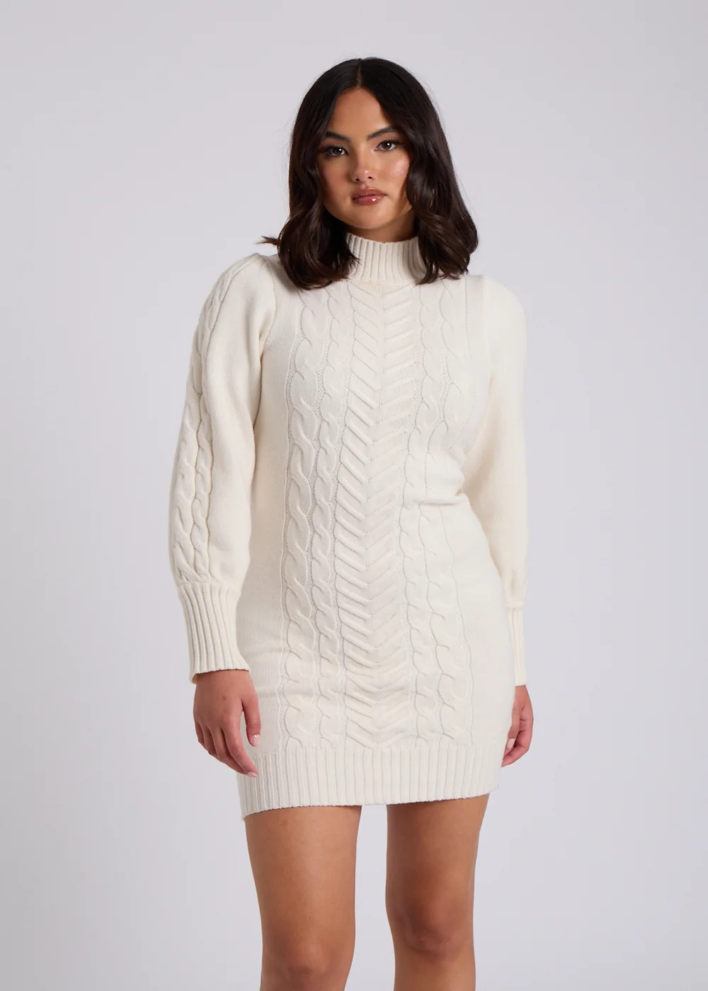 Urban Bliss Lia Cable Knit Dress - 8 Image 3