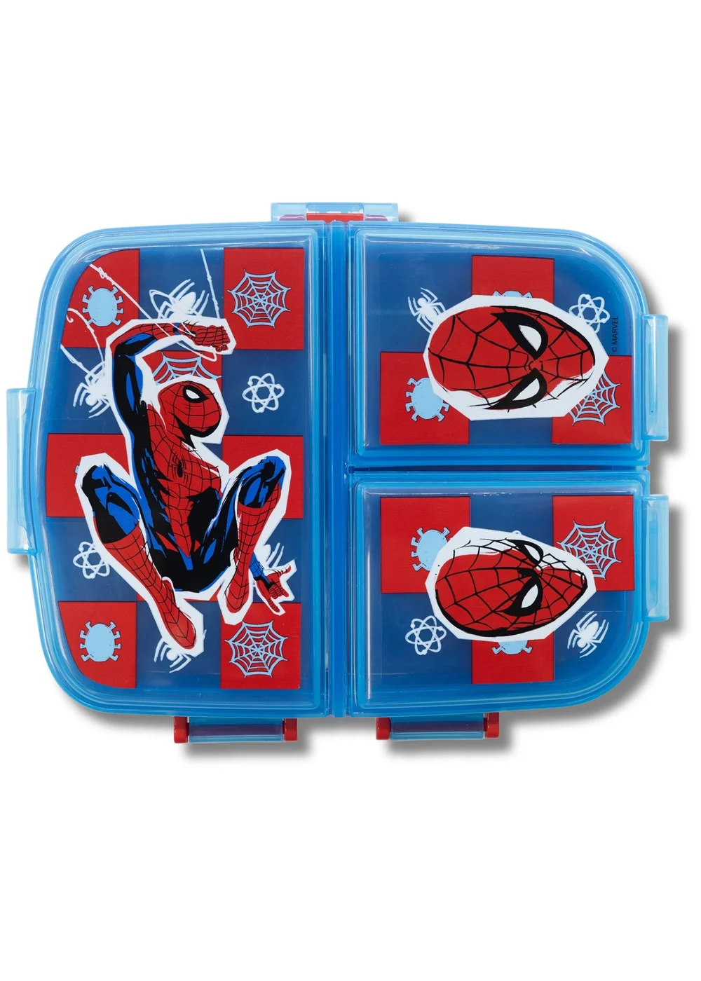 Spiderman Blue XL Lunch Box Set with 3D Bottle - One Size Image 5