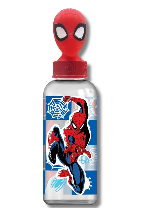 Spiderman Blue XL Lunch Box Set with 3D Bottle - One Size Image 2