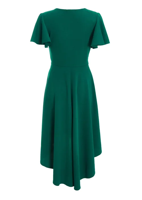Quiz Green Buckle Detail Midi Dress - 8 Image 5