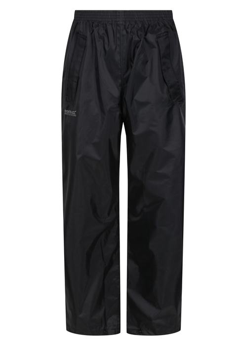 Regatta Black Kids Stormbreak Waterproof Hydrofort Overtrousers (3-16 Years) - 7-8 Yrs Image 5