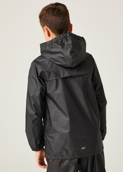 Regatta Black Kids' Stormbreak Waterproof Jacket - 2 Yrs Image 2