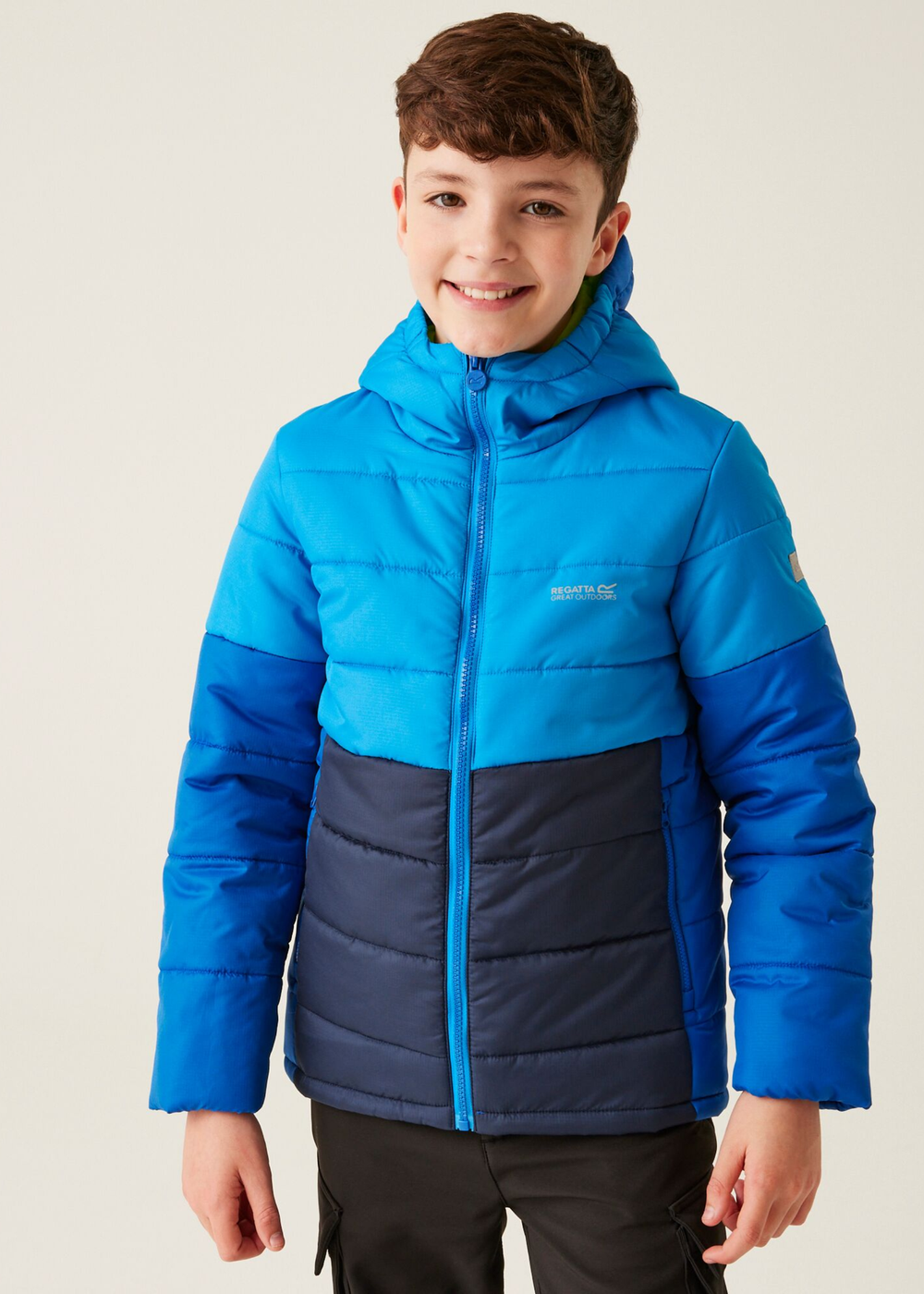 Regatta Hydro Blue Navy Kids' Lofthouse VIII Insulated Jacket - 3-4 Yrs Image 1