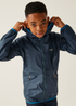Regatta Moonlight Denim Kids' Lever II Waterproof Packaway Jacket - Age 7-8 Years Image 5
