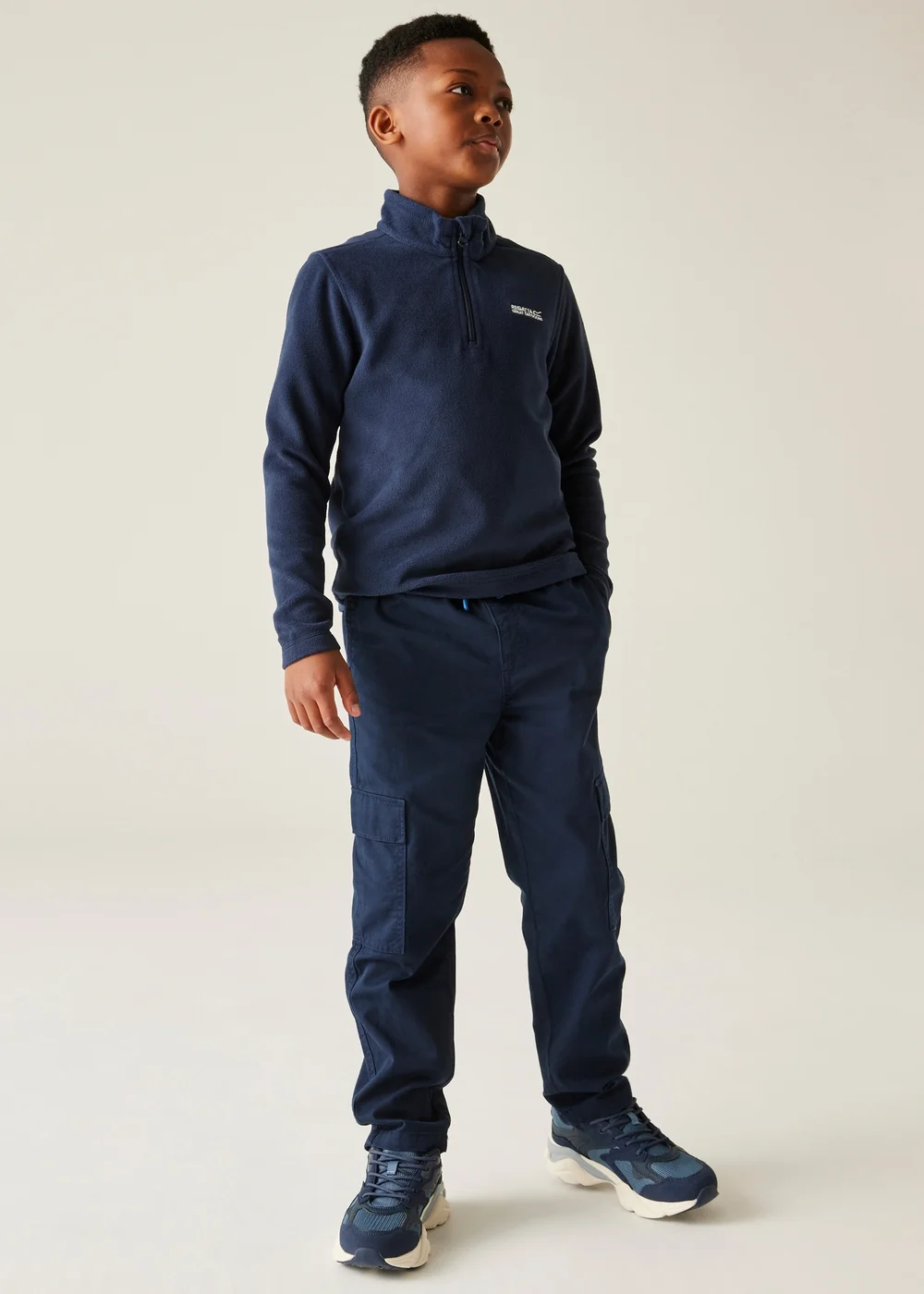 Regatta Ink Kids Hot Shot II Anti-Pill Symmetry Fleece (3-16 Years) - 7-8 Yrs Image 3