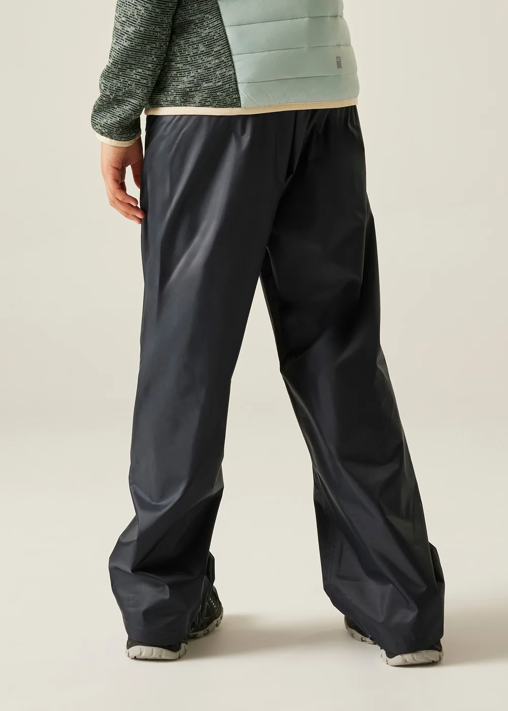 Regatta Navy Kids Stormbreak Waterproof Hydrofort Overtrousers (3-16 Years) - 2 Yrs Image 2