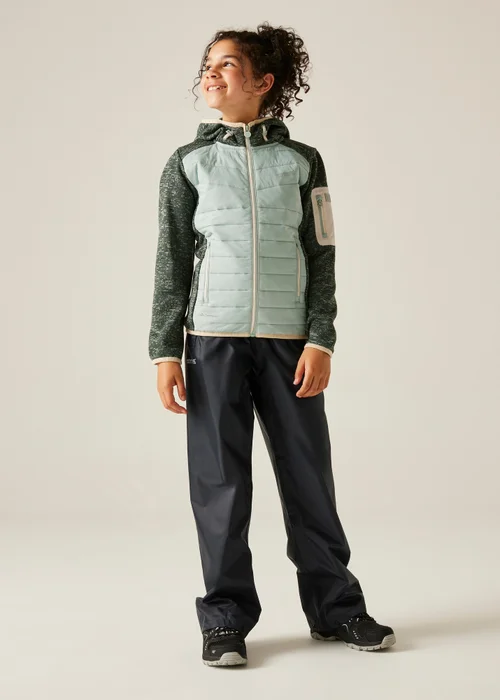 Regatta Navy Kids Stormbreak Waterproof Hydrofort Overtrousers (3-16 Years) - 2 Yrs Image 4
