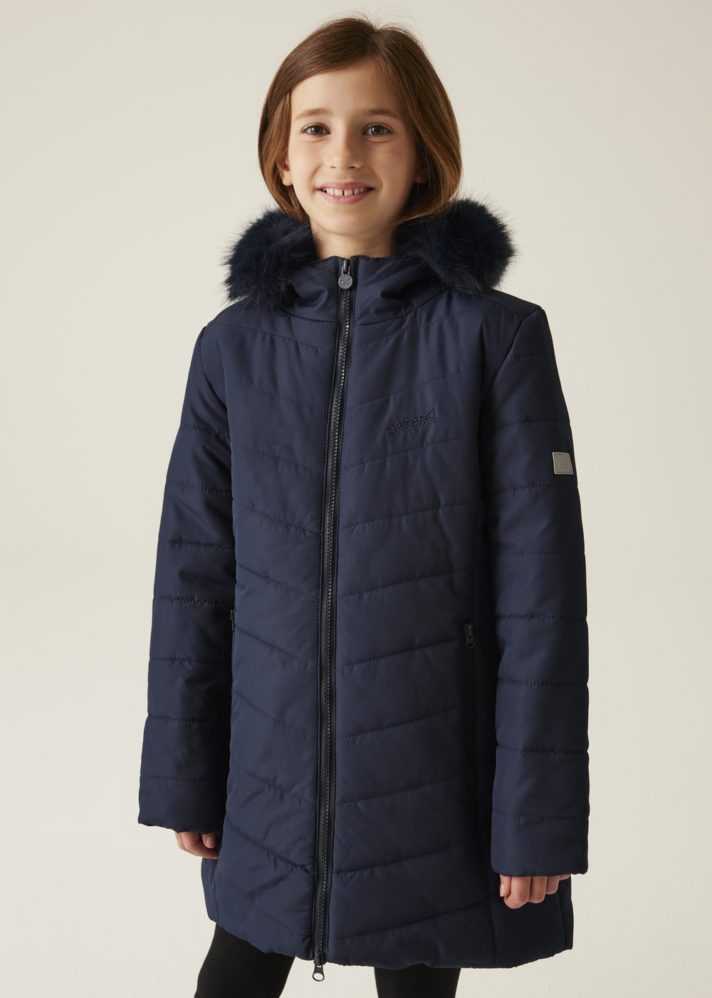 Regatta Navy Kids' Fabrizia Insulated Jacket - 3-4 Yrs Image 1