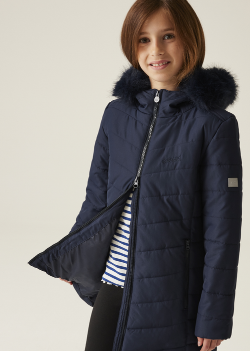 Regatta Navy Kids' Fabrizia Insulated Jacket - 3-4 Yrs Image 3