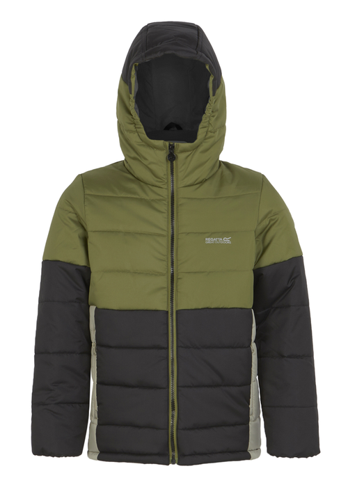 Regatta Nephrite Green Black Kids' Lofthouse VIII Insulated Jacket - 3-4 Yrs Image 1