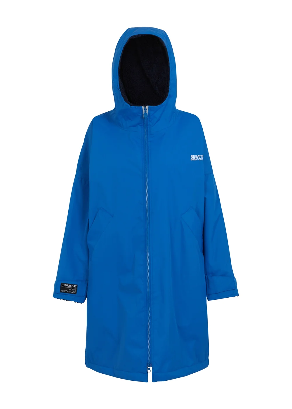 Regatta Oxford Cobalt Kids Junior Waterproof Hydrofort Robe (3-13 Years) - 9-13 Yrs Image 1