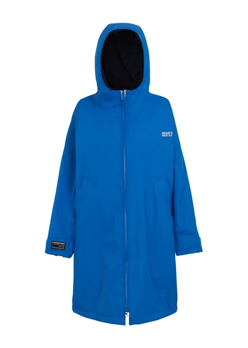 Regatta Oxford Cobalt Kids Junior Waterproof Hydrofort Robe (3-13 Years) - 9-13 Yrs Image 1
