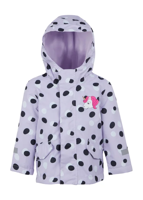 Regatta Lavender Kids' Animal Rainy Day Waterproof Insulated Jacket (6-72 months) - 24-36 Months Image 6