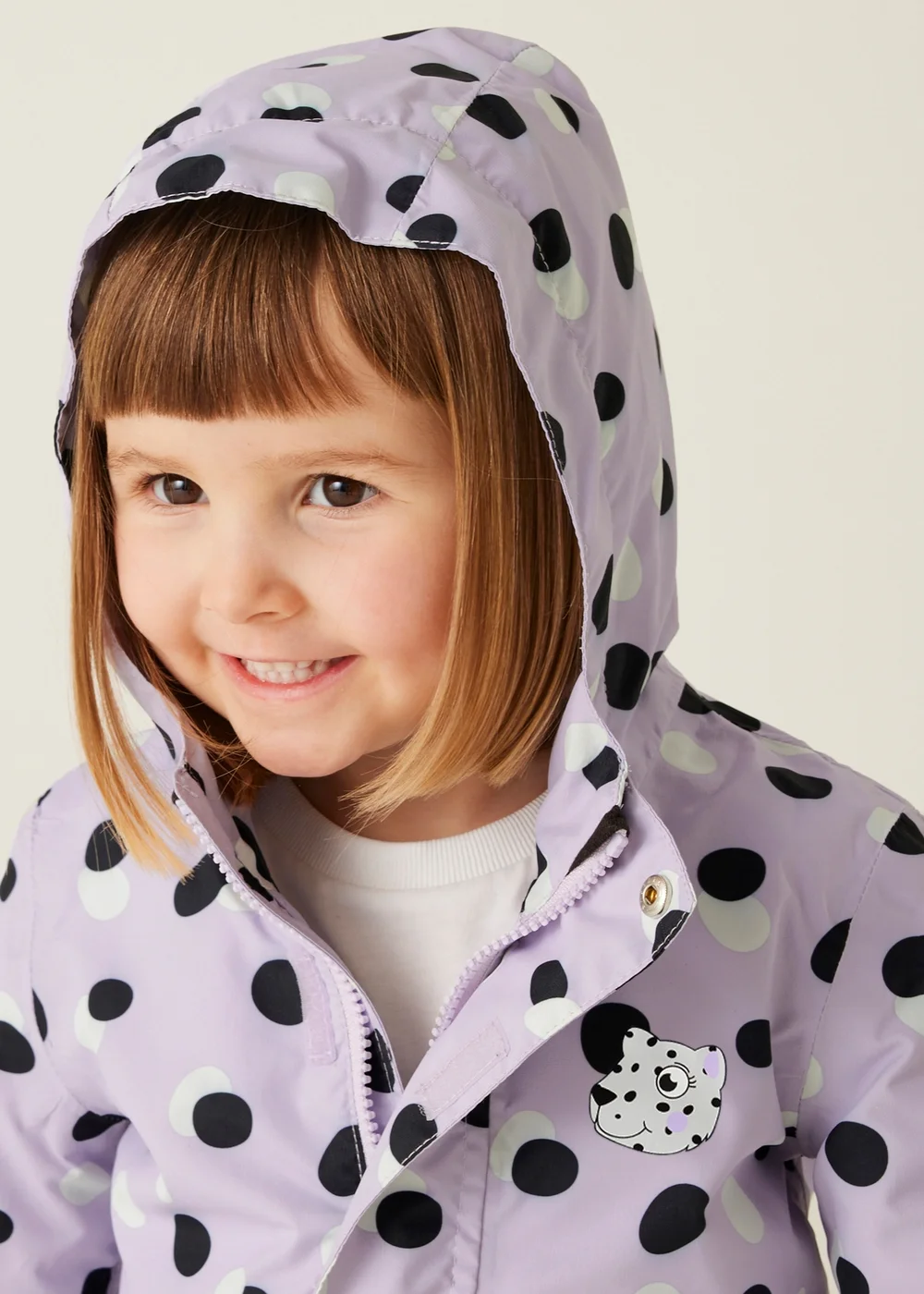 Regatta Lavender Kids' Animal Rainy Day Waterproof Insulated Jacket (6-72 months) - 24-36 Months Image 4