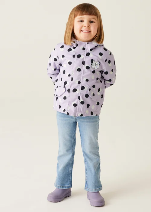Regatta Lavender Kids' Animal Rainy Day Waterproof Insulated Jacket (6-72 months) - 24-36 Months Image 3