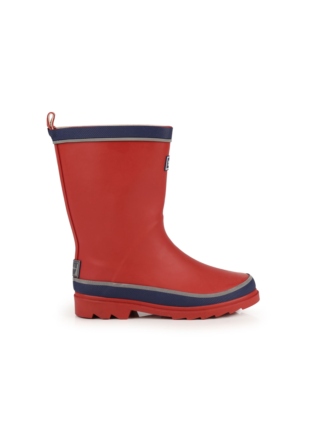 Regatta Senator Red Prussian Kids' Foxfire Reflective Wellies - 1 Infants Image 1