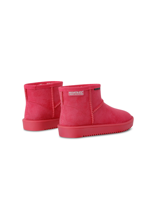 Regatta Pink Potion Kids' Risely Waterproof Fur Lined Boots - 7 Infants Image 2