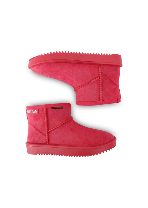 Regatta Pink Potion Kids' Risely Waterproof Fur Lined Boots - 7 Infants Image 3