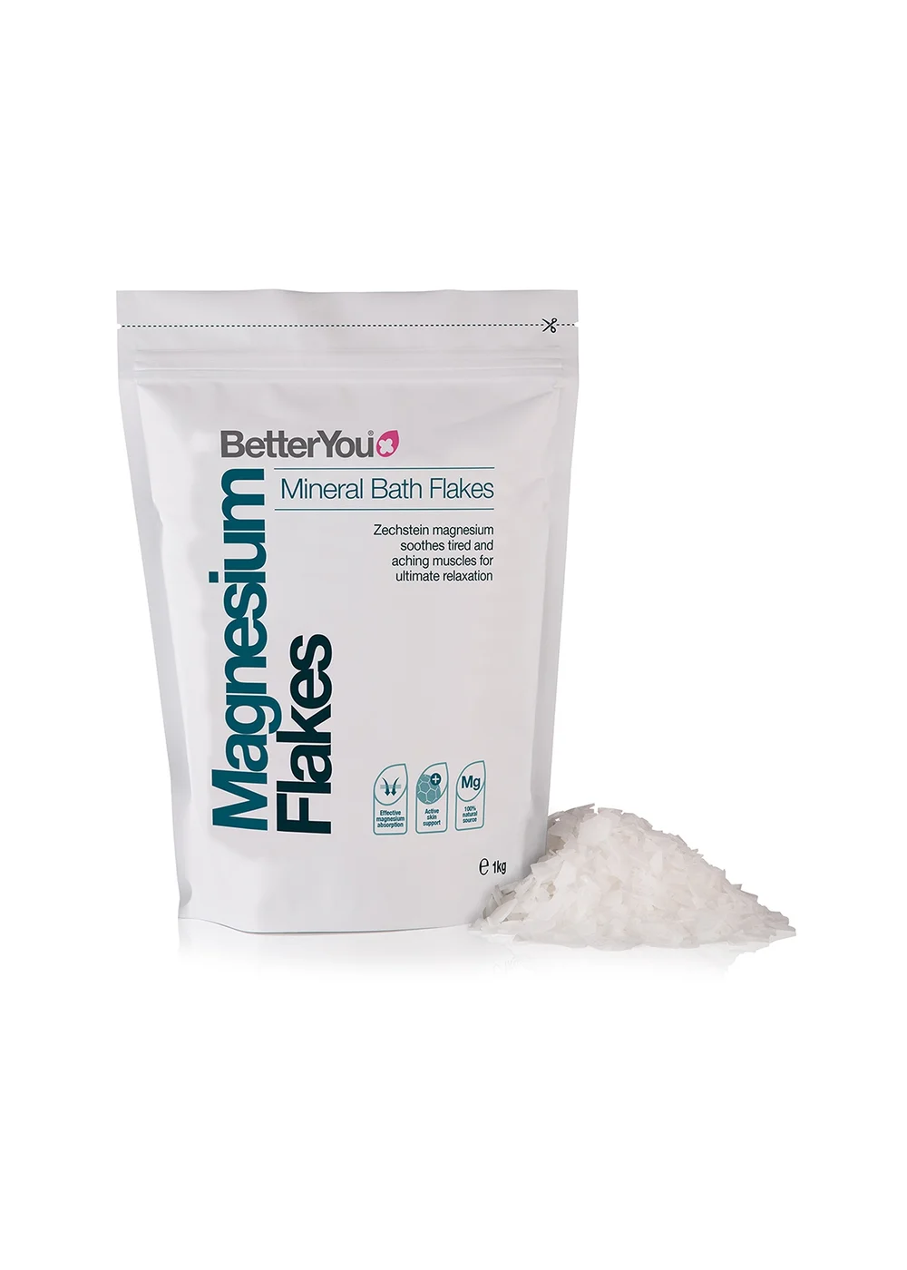 Better You Magnesium Flakes (1kg) - One Size Image 1
