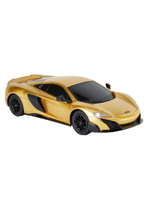 Mclaren Gold 675LT Radio Controlled Car 1:24 Scale - One Size Image 1