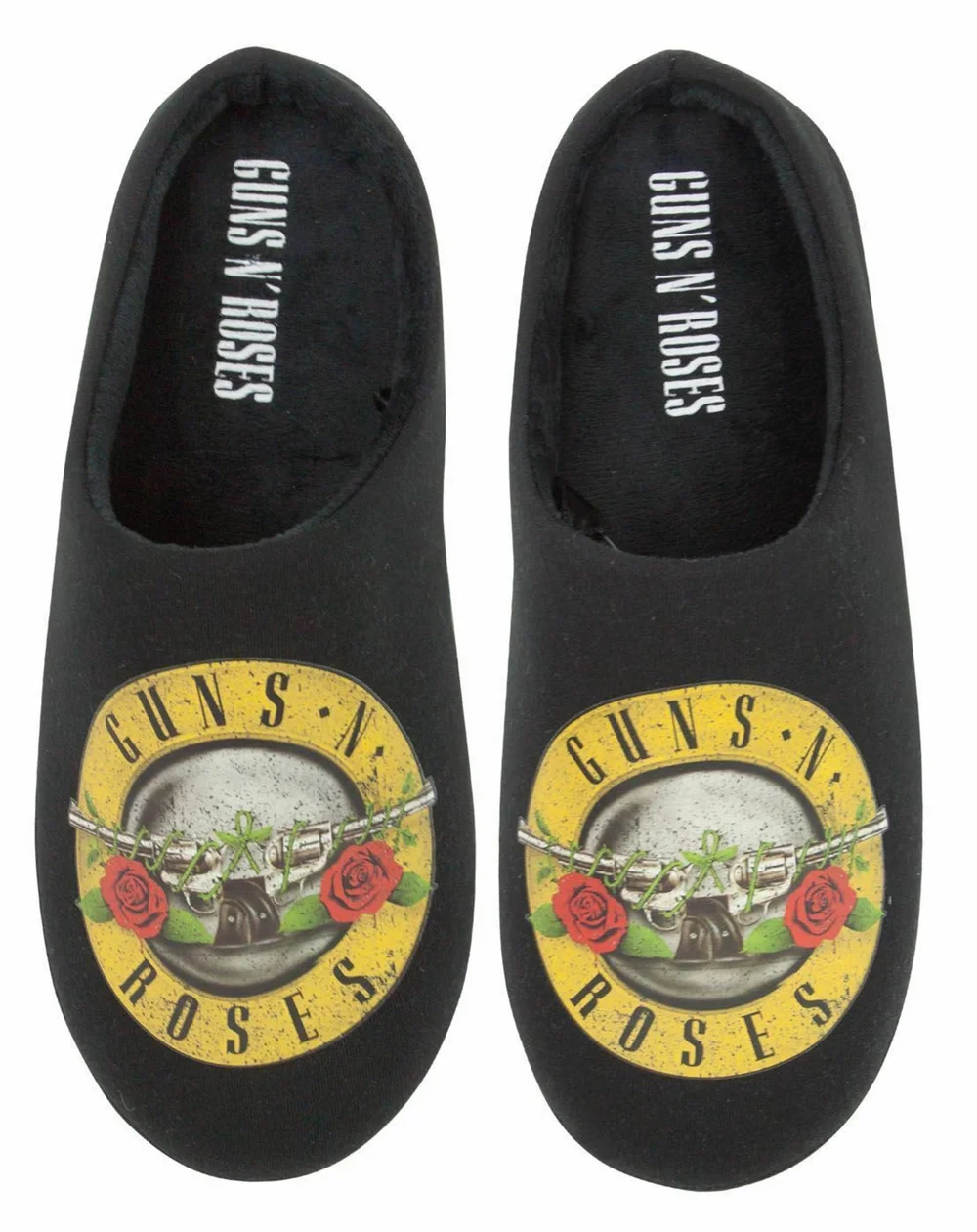 Guns N Roses Black Logo Mule Slippers - Size 7-8 Image 2