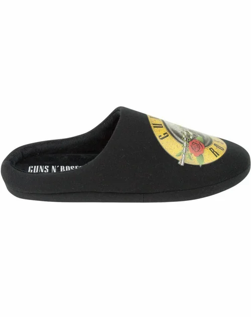 Guns N Roses Black Logo Mule Slippers - Size 7-8 Image 3