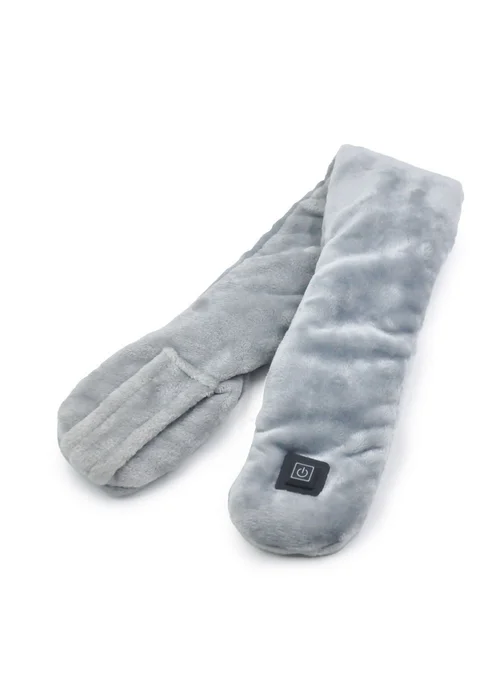 Wellbeing Grey Heated Travel Scarf - One Size Image 4