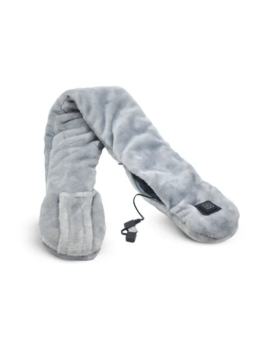 Wellbeing Grey Heated Travel Scarf - One Size Image 3