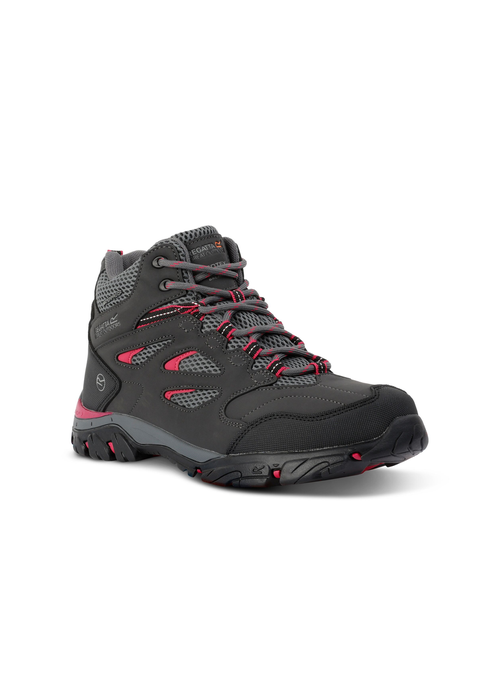 Regatta Ash Pink Potion Holcombe Waterproof Mid Walking Boots - 4 Image 4
