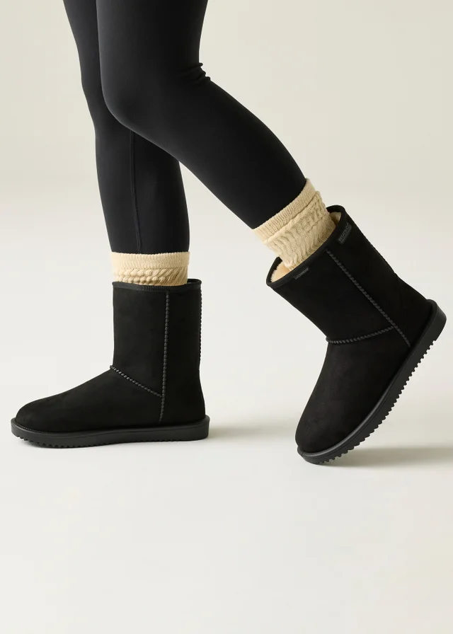 Regatta Black Risley Mid Waterproof Lifestyle boots