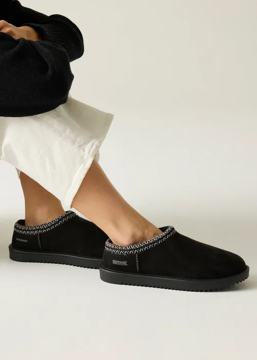 Regatta Black Risley Mule Waterproof Lifestyle Shoes - 4 Image 3