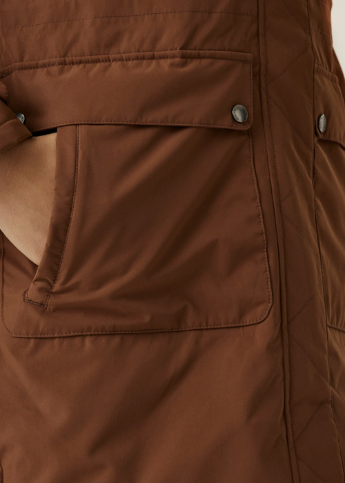 Regatta Dark Brown Sabinka II Fur Trim Parka Jacket - 8 Image 3
