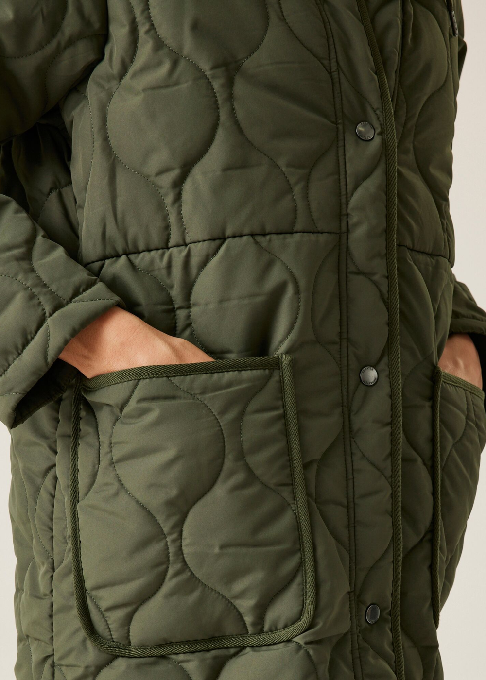 Regatta Dark Khaki Jaycee II Quilted Jacket - 8 Image 4