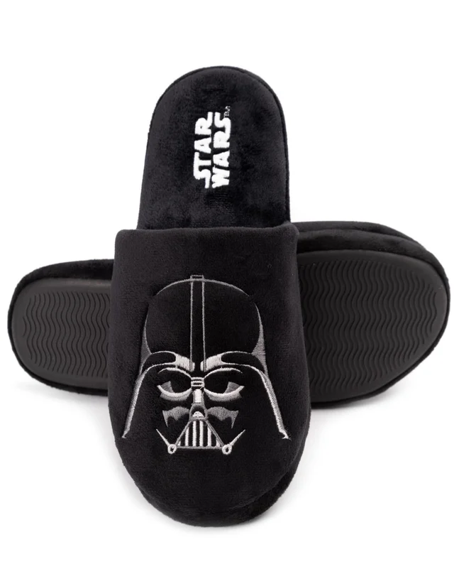 Vanilla Underground Star Wars Black Darth Vader Mule Slippers