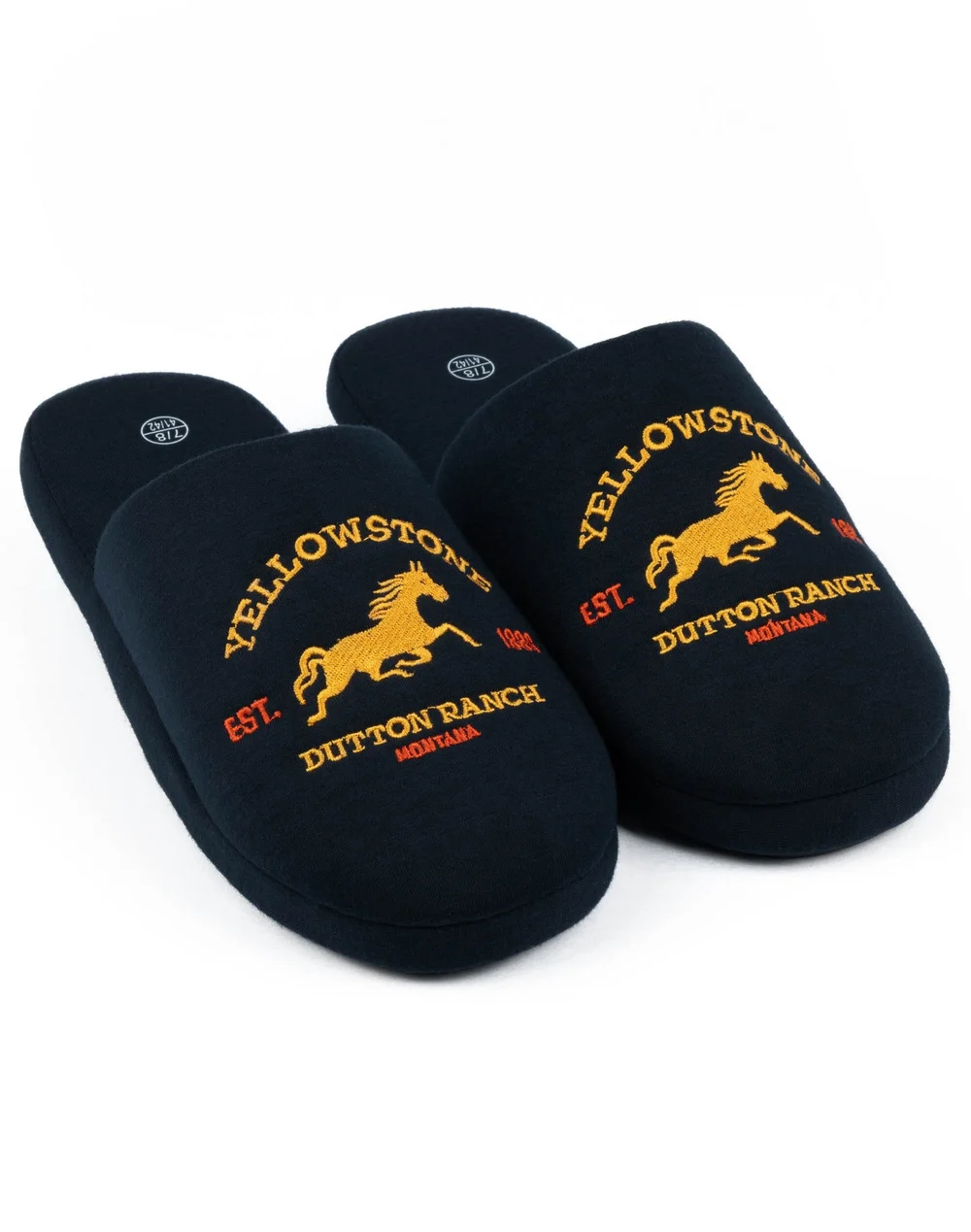 Vanilla Underground Yellowstone Blue Dutton Ranch Montana Mule Slippers - 11-12 Image 4