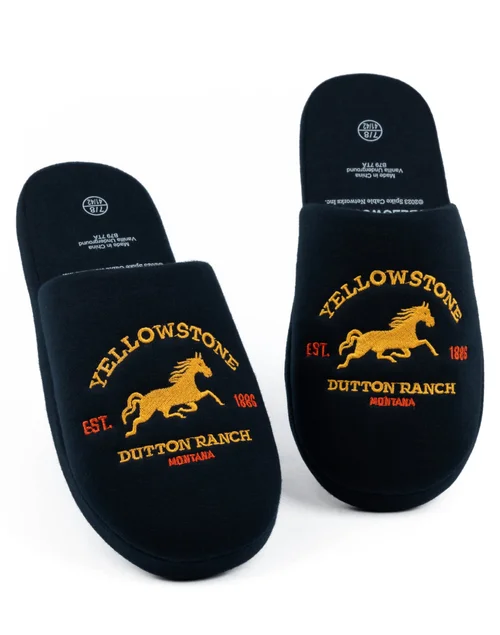 Vanilla Underground Yellowstone Blue Dutton Ranch Montana Mule Slippers - 11-12 Image 1