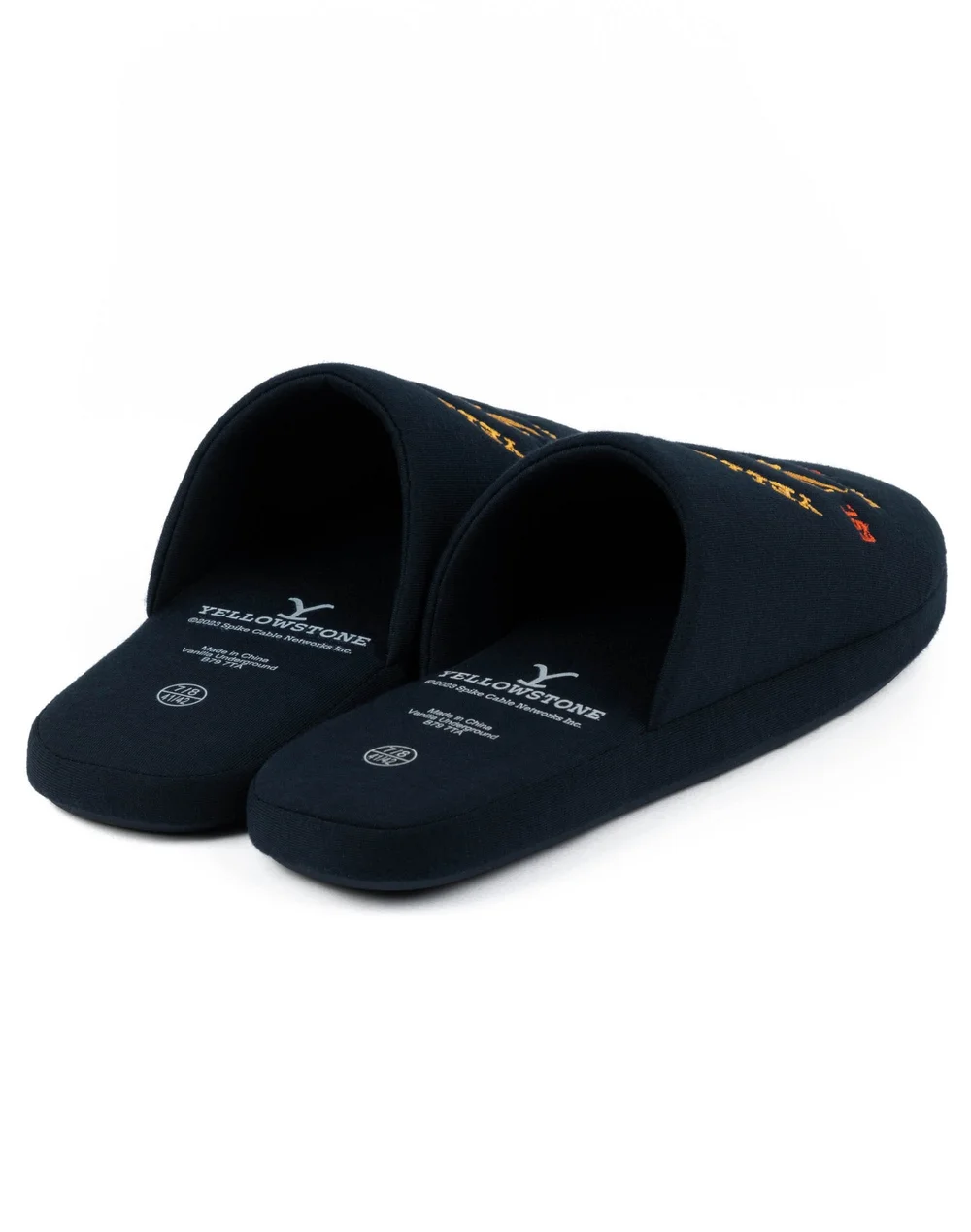Vanilla Underground Yellowstone Blue Dutton Ranch Montana Mule Slippers - 11-12 Image 2