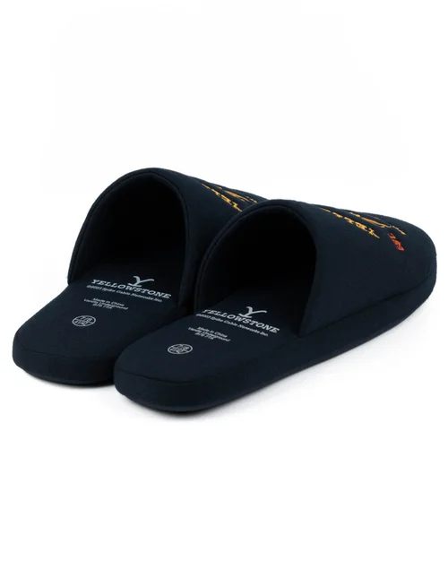 Vanilla Underground Yellowstone Blue Dutton Ranch Montana Mule Slippers - 11-12 Image 2