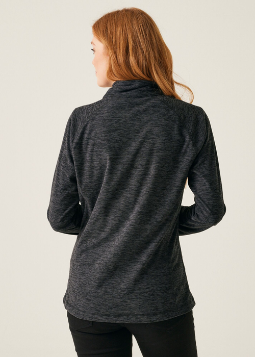 Regatta Black Marl Mayse Full Zip Fleece - 8 Image 2