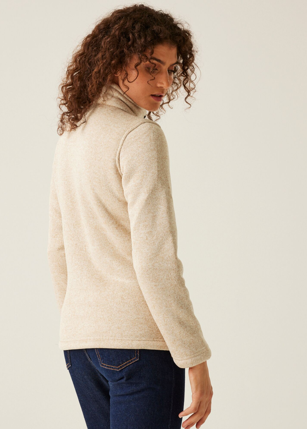 Regatta Light Vanilla Moccasin Razia II Full Zip Bonded Fleece - 8 Image 1