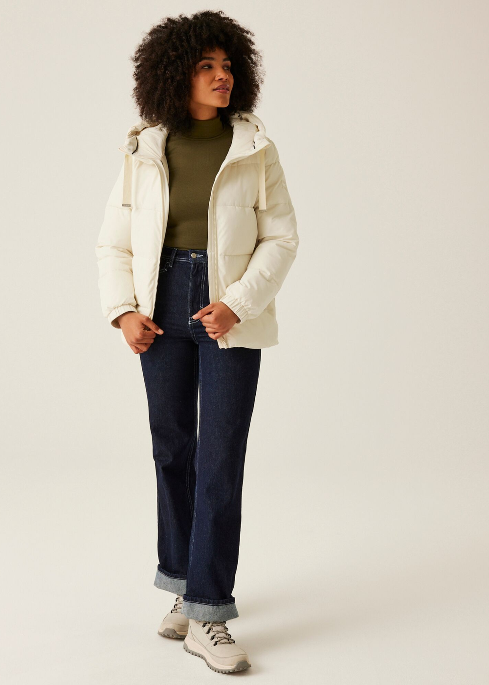 Regatta Light Vanilla Arilie Quilted Jacket - 8 Image 3