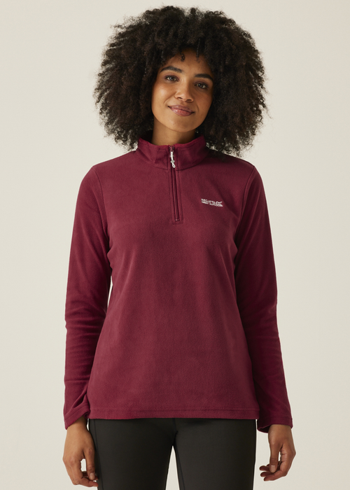 Regatta Rumba Red Sweethart Lightweight Half-Zip Fleece - 8 Image 1