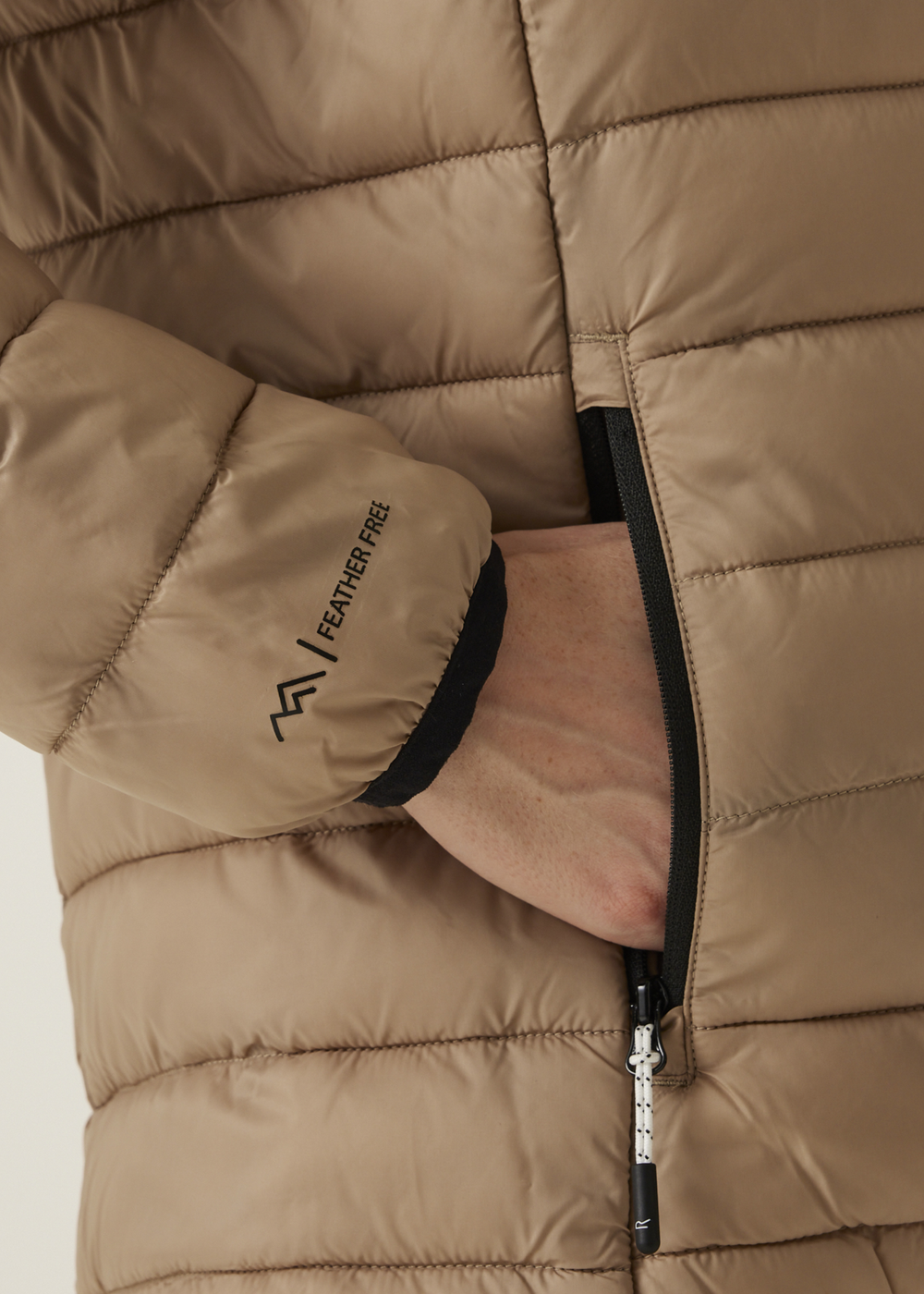 Regatta Warm Taupe Bueno Hooded Marizion Quilted Jacket - 8 Image 4