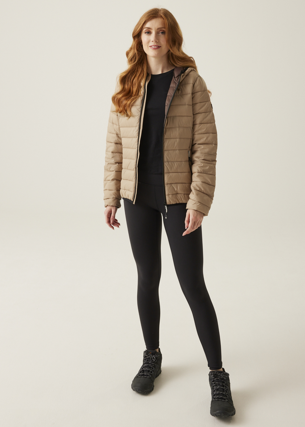 Regatta Warm Taupe Bueno Hooded Marizion Quilted Jacket - 8 Image 5