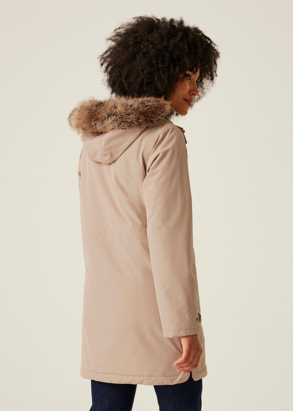 Regatta Warm Taupe Sabinka II Fur Trim Parka Jacket - 8 Image 2