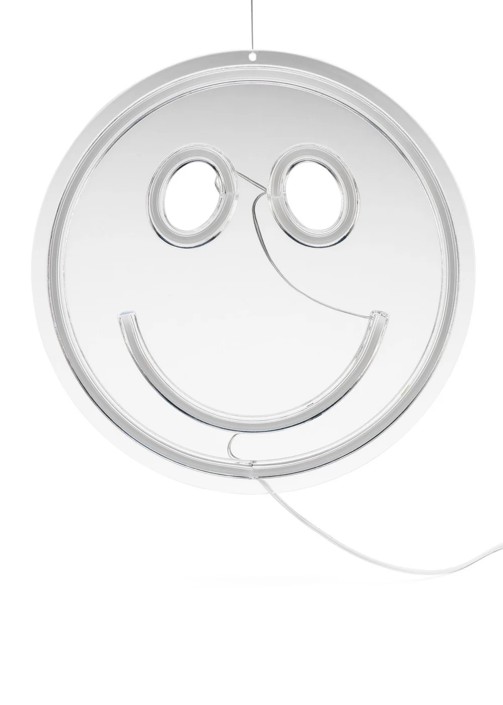 RED5 Clear Smiley Face Neon Effect Light - One Size Image 2