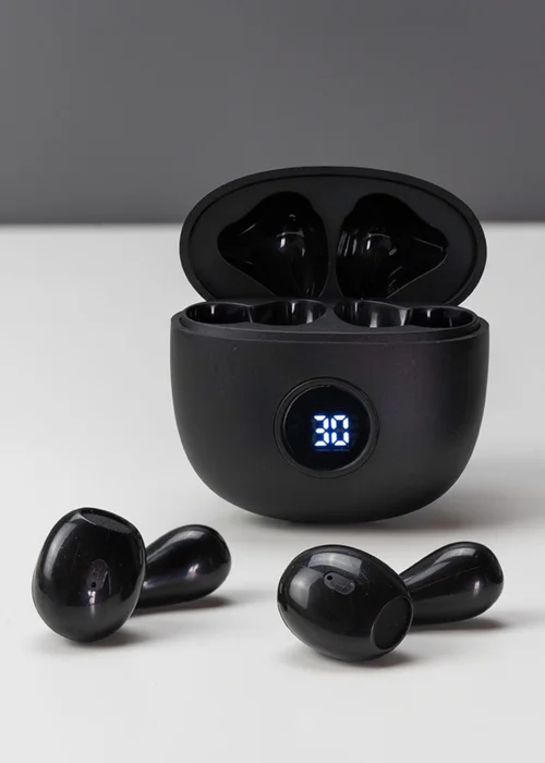 RED5 Black TWS Earphones with Charging Case - One Size Image 1