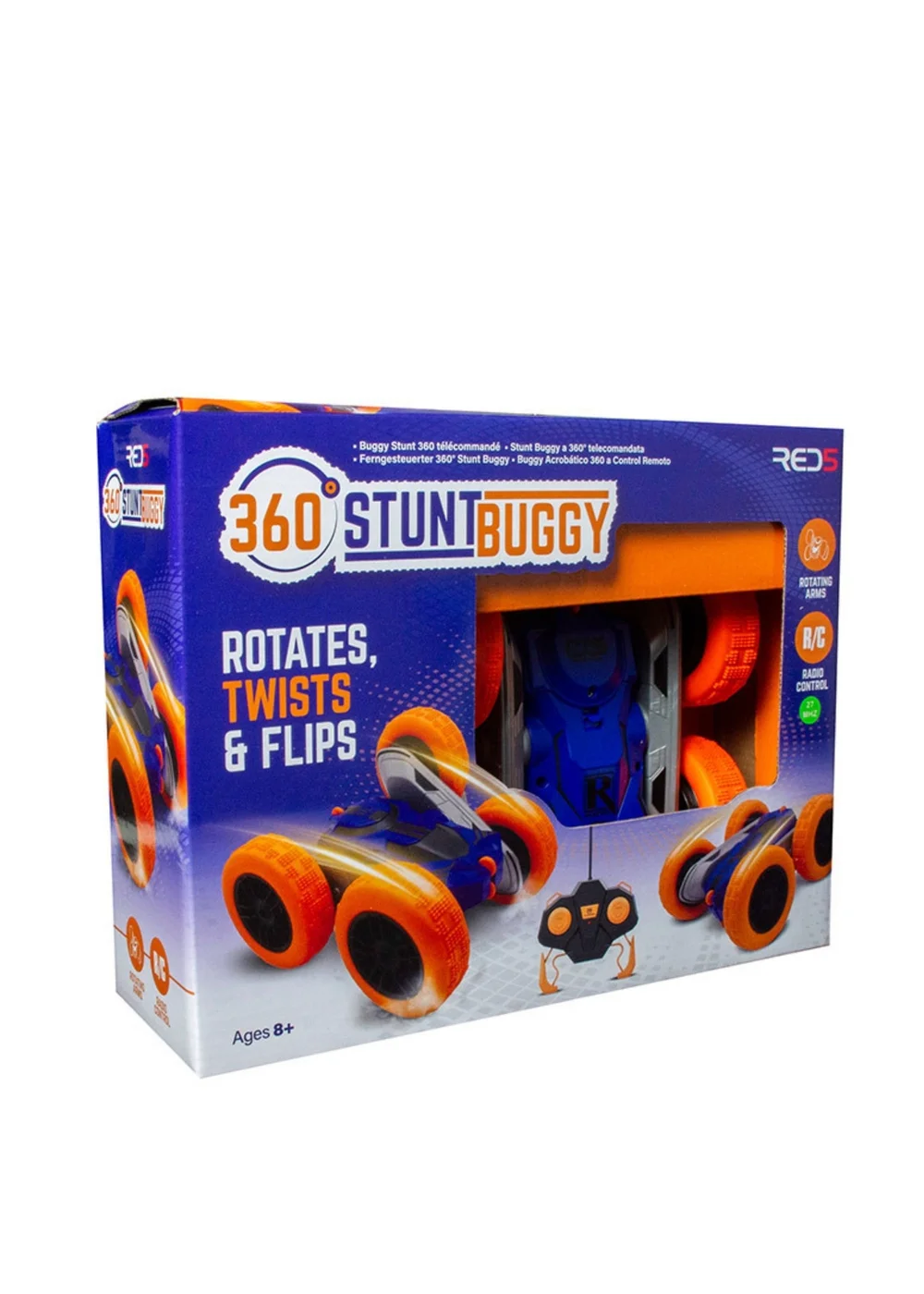 RED5 Orange 360 Remote Control Stunt Buggy - One Size Image 6