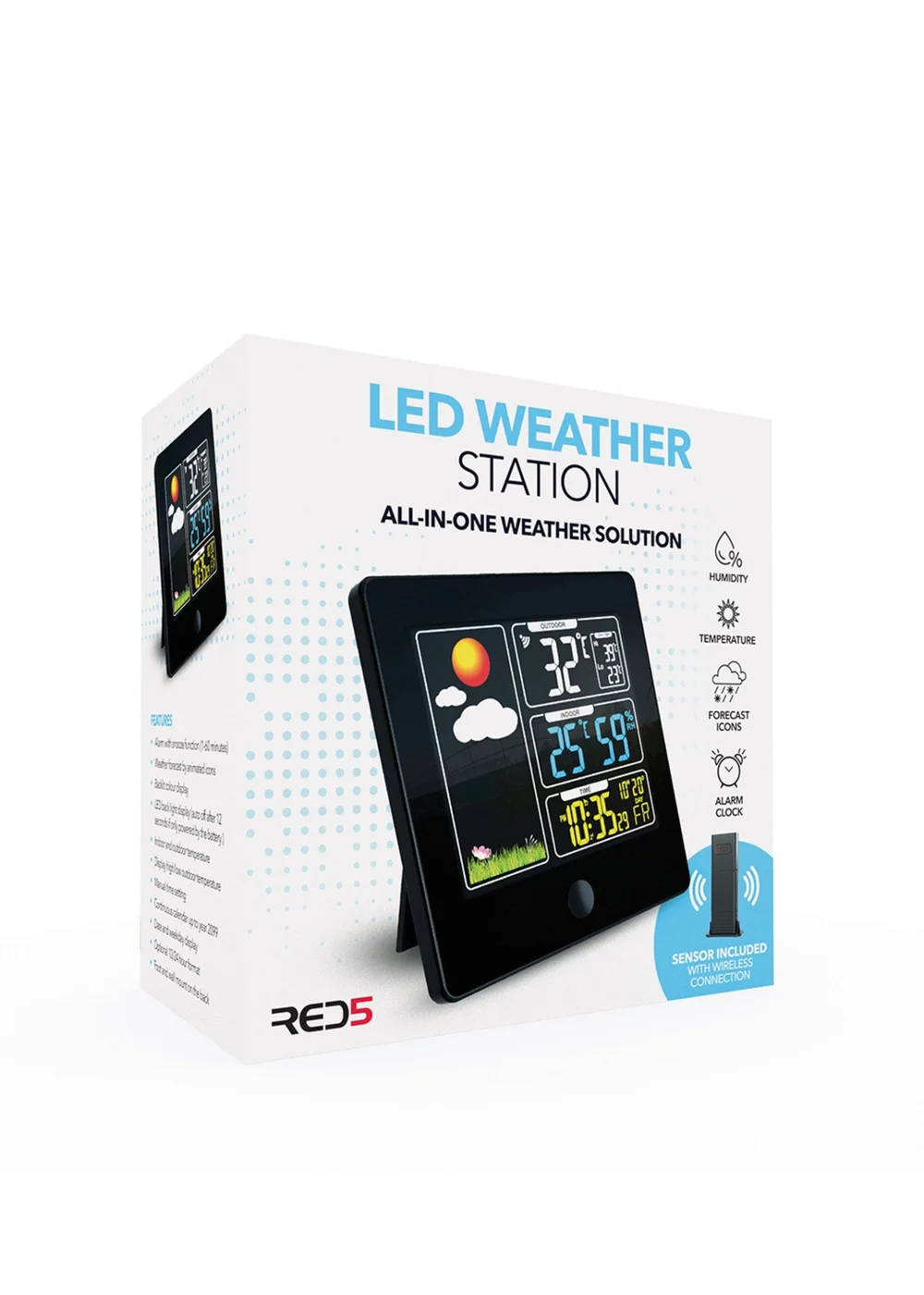 RED5 Black Weather Station - One Size Image 6