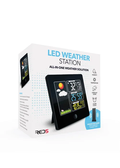 RED5 Black Weather Station - One Size Image 6
